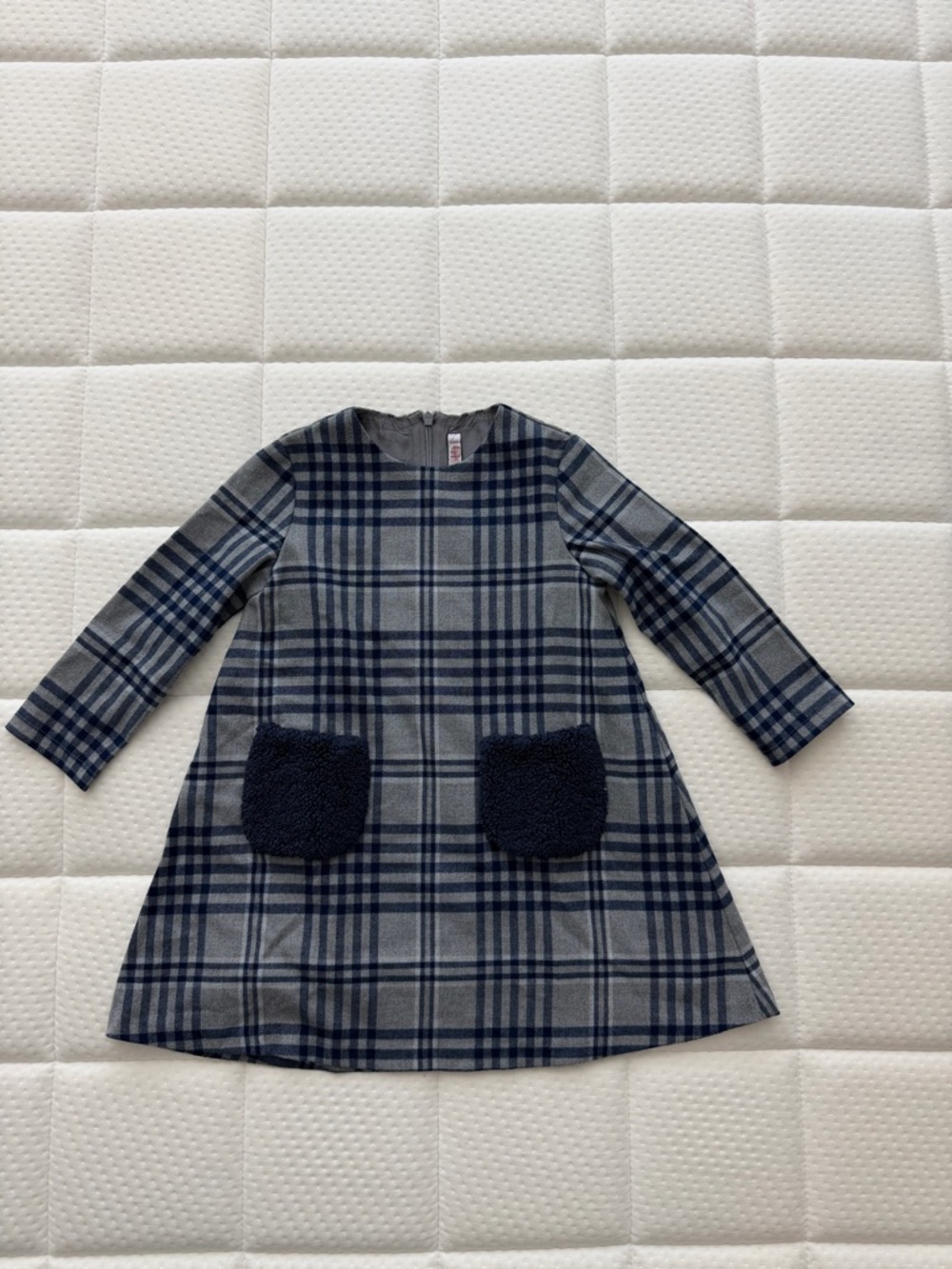 Il Gufo Long-Sleeve Dress with Pockets